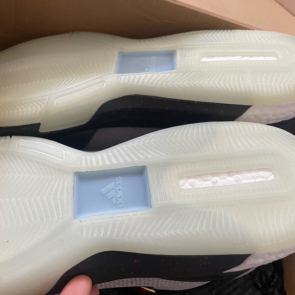 Adidas D Lillard 2's Boost Heathered Gray Men's Basketball Shoe Size 11.5 - Picture 16 of 16